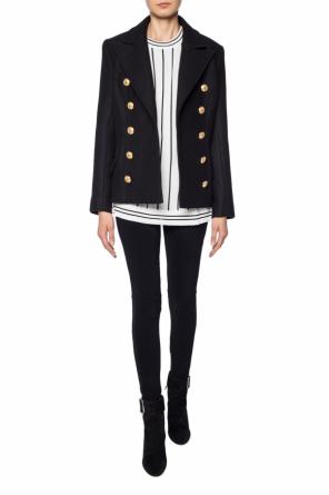 Double-breasted coat with pockets, zdjęcie 2 Double-breasted coat with pockets od Balmain